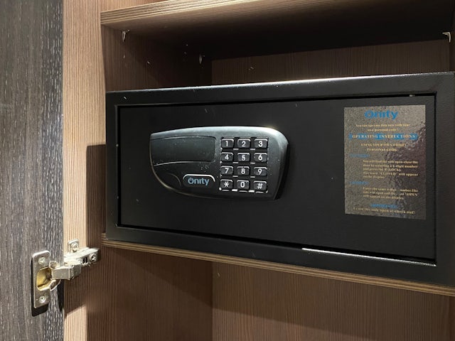 A free safe in every room to store your valuables